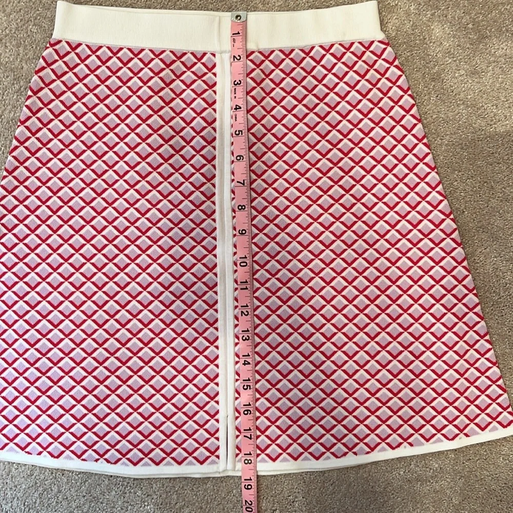 Sandro Matching Set Skirt & Top - Pink/Red Pattern - S - Picture 13 of 15